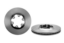 Brake Rotor, Brembo, Vented, Solid Surface, 11.02 in. Diameter, Iron, UV-Coated, Chevrolet, Each