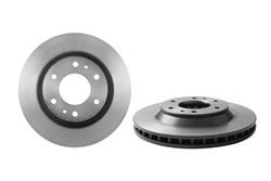 Brake Rotor, Brembo, Vented, Solid Surface, 12.01 in. Diameter, Iron, UV-Coated, Buick, Each