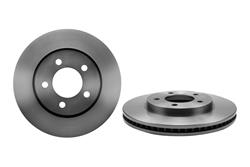 Brake Rotor, Brembo, Vented, Solid Surface, 12.52 in. Diameter, Iron, UV-Coated, Chrysler, Each