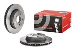 Brake Rotor, Brembo, Vented, Solid Surface, 11.89 in. Diameter, Iron, UV-Coated, Dodge, Each