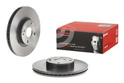 Brake Rotor, Brembo, Vented, Solid Surface, 10.63 in. Diameter, Iron, UV-Coated, Mazda, Each