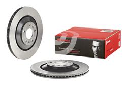 Brake Rotor, Brembo, Vented, Solid Surface, 13.19 in. Diameter, Iron, UV-Coated, Audi, Each