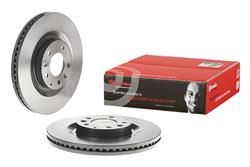 Brake Rotor, Brembo, Vented, Solid Surface, 12.6 in. Diameter, Iron, UV-Coated, Mazda, Each