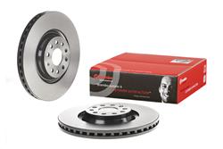 Brake Rotor, Brembo, Vented, Solid Surface, 13.39 in. Diameter, Iron, UV-Coated, Audi, Each