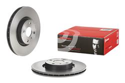 Brake Rotor, Brembo, Vented, Solid Surface, 11.02 in. Diameter, Iron, UV-Coated, Mazda, Each