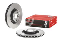 Brake Rotor, Brembo, Vented, Solid Surface, 13.58 in. Diameter, Iron, UV-Coated, Volkswagen, Each