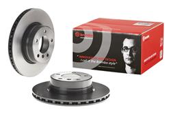 Brake Rotor, Brembo, Vented, Solid Surface, 12.21 in. Diameter, Iron, UV-Coated, BMW, Each