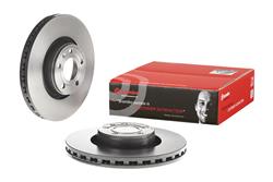 Brake Rotor, Brembo, Vented, Solid Surface, 12.64 in. Diameter, Iron, UV-Coated, Audi, Each
