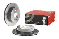 Brake Rotor, Brembo, Vented, Solid Surface, 12.21 in. Diameter, Iron, UV-Coated, Lexus, Each