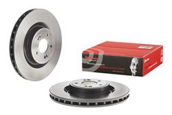 Brake Rotor, Brembo, Vented, Solid Surface, 13.78 in. Diameter, Iron, UV-Coated, Genesis, Each