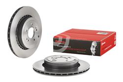 Brake Rotor, Brembo, Vented, Solid Surface, 13.39 in. Diameter, Iron, UV-Coated, Genesis, Each