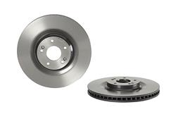 Brake Rotor, Brembo, Vented, Solid Surface, 13.58 in. Diameter, Iron, UV-Coated, for Hyundai, Each