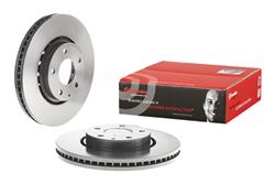 Brake Rotor, Brembo, Vented, Solid Surface, 11.69 in. Diameter, Iron, UV-Coated, Mazda, Each