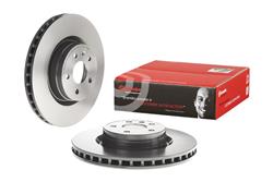 Brake Rotor, Brembo, Vented, Solid Surface, 13.98 in. Diameter, Iron, UV-Coated, Tesla, Each