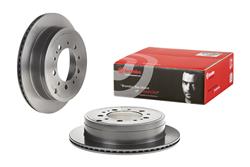 Brake Rotors, Premium UV Coated, Solid Surface, Iron, UV-coated, 13.58 in. O.D., Rear, Lexus, Toyota, Each