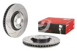 Brake Rotors, Premium UV Coated, Solid Surface, Iron, UV-coated, 14.76 in. O.D., Front, Mercedes-Benz, Each