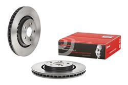 Brake Rotors, Premium UV Coated, Solid Surface, Iron, UV-coated, 12.91 in. O.D., Front, Lexus, Toyota, Each