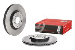 Brake Rotors, Premium UV Coated, Solid Surface, Iron, UV-coated, 12.99 in. O.D., Front, for use on Acura®, for use on Honda®, Each