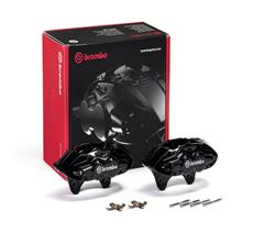 BREMBO XTRA DISC BRAKE CALIPER BLACK BMW BMW 335i 2015-2012, 335i GT xDrive 2016-2014, 335i xDrive 2015-2013, 340i 2017-2016, 340i xDrive 2017-2016, 4