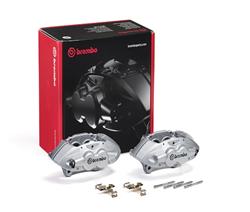 BREMBO XTRA DISC BRAKE CALIPER SILVER BMW BMW 228i 2016-2014, 228i xDrive 2016-2015, 230i 2021-2017, 230i xDrive 2021-2017, 320i 2018-2012, 320i xDriv