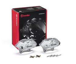 BREMBO XTRA DISC BRAKE CALIPER SILVER BMW BMW 335i 2015-2012, 335i GT xDrive 2016-2014, 335i xDrive 2015-2013, 340i 2017-2016, 340i xDrive 2017-2016,