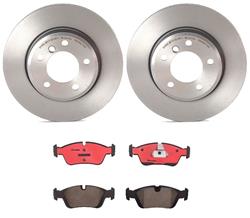 Front Brake Kit BMW 323Ci 2000, 323i 2000-1999, 325Ci 2006-2001, 325i 2005-2001, 325xi 2005-2001