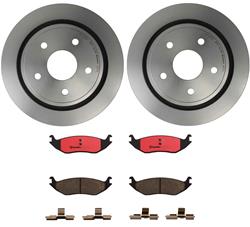 Rear Brake Kit Chrysler Aspen 2009-2007, Dodge Durango 2009-2004, Ram 1500 2010-2002, Ram 1500 2018-2011, 1500 Classic 2020-2019