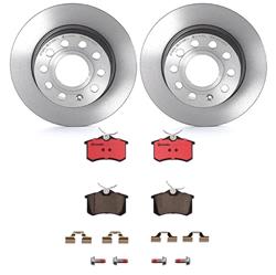 Rear Brake Kit Audi A3 2013-2010, Volkswagen Beetle 2019-2013, Golf 2015, Golf SportWagen 2015, Jetta 2018-2012