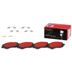 Brake Pads, NOA Ceramic, Chrysler, Dodge, Jeep, Mitsubishi, Front, Set