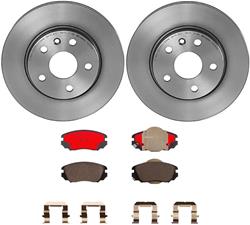 Front Brake Kit Buick LaCrosse 2016-2012, Regal 2013-2012, Regal 2016-2015, Chevrolet Malibu 2015-2013, Malibu Limited 2016, Saab 9-5 2011-2010