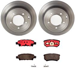 Rear Brake Kit Chrysler 200 2014-2011, Sebring 2010-2007, Dodge Avenger 2014-2008, Caliber 2012-2007, Jeep Compass 2017-2007, Patriot 2017-2007