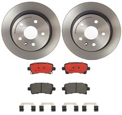 Rear Brake Kit Buick LaCrosse 2016-2012, Regal 2016-2011, Chevrolet Malibu 2015-2013, Malibu Limited 2016, Saab 9-5 2011-2010
