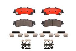 Brake Rotor and Pad Combos, Rear, Solid Surface Rotors, UV-coated, Ceramic Pads, Chevrolet, GMC, Kit