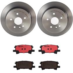 Rear Brake Kit Lexus RX330 2006-2004, RX350 2009-2007, RX400h 2008-2006, Toyota Highlander 2007-2004