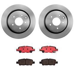 Rear Brake Kit Infiniti EX37 2013, G25 2012-2011, G35 2008-2005, G37 2013-2009, Q40 2015, QX50 2017-2014, Nissan 350Z 2009-2006, 370Z 2019-2009