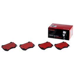 Brake Pads, Brembo, NAO Ceramic, Integrally Molded, Shims, Chrysler, Set