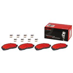 Brake Pads, NOA Ceramic, Chrysler, Dodge, Jeep, Ram, Volkswagen, Front, Set