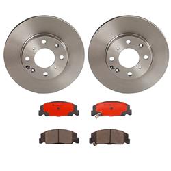 Front Brake Kit Acura Integra 1989-1986, Honda Civic 1991-1988, CRX 1991-1988
