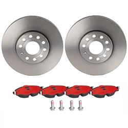 Front Brake Kit Audi A3 2013-2010, A3 2016-2015, Volkswagen Beetle 2019-2012, e-Golf 2019-2015, Golf 2019-2010