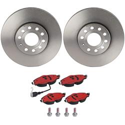Front Brake Kit Audi A3 2013-2010, A3 2016-2015, Volkswagen Beetle 2019-2012, e-Golf 2019-2015, Golf 2019-2011