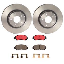 Front Brake Kit Nissan Juke 2017-2011, Rogue 2012-2008, Sentra 2012-2007, Sentra 2019-2017