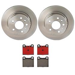 Rear Brake Kit Mercedes-Benz 300CD 1985-1984, 300D 1985-1984, 300SD 1985-1984, 300SDL 1987-1986, 300SE 1991-1988