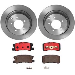 Rear Brake Kit Chrysler 200 2014-2011, Sebring 2010-2007, Dodge Avenger 2013-2008, Caliber 2009-2008, Jeep Compass 2017-2007, Patriot 2017-2007
