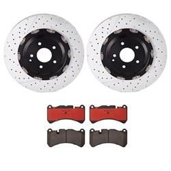 Front Brake Kit Mercedes-Benz CLK63 AMG 2008-2007, SLK55 AMG 2010-2005