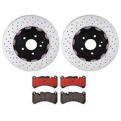 Front Brake Kit Mercedes-Benz CLK55 AMG 2006-2005, SLK55 AMG 2006-2005