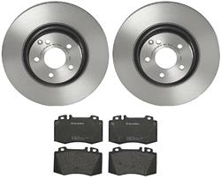 Front Brake Kit Mercedes-Benz CLS500 2006, CLS550 2011-2007, E550 2009-2007, GLK250 2015-2013, GLK350 2015-2010