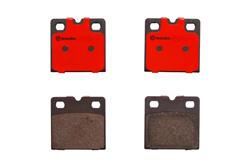Brake Pads, NOA Ceramic, for use on Acura®, Audi, Jaguar, Rear, Set