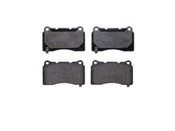 Brake Pads, Low-Met, Semi-Metallic, Cadillac, Dodge, Ford, Tesla, Front, Set