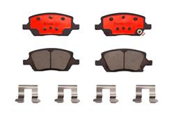 Brake Pads, NOA Ceramic, Buick, Chevrolet, Pontiac, Saturn, Rear, Set