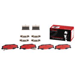 Brake Pads, NOA Ceramic, Cadillac, Chevrolet, Rear, Set